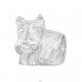 Dog - 925 Sterling Silver Beads without stones A4S22694