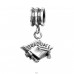 Abschlusskappen - 925er Silber Charms Anhänger ohne Steine A4S28857