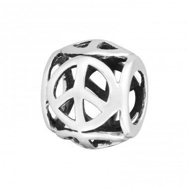 Round - 925 Sterling Silver Beads without stones A4S3787