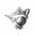 Aladdin Lamp - Striebro 925 Korálky bez kameňov A4S5601