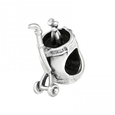Golf Bag Set - 925 Sterling Silver Beads without stones A4S9515