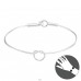 Silver Knot Bangle - 925 Sterling Silver Bangles A4S42790