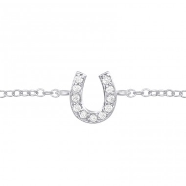 Horse shoe - Striebro 925 Náramky s retiazkou A4S18623