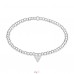 Triangle - 925 Sterling Silver Bracelets with silver chain A4S29031