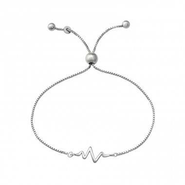 Herzschlag - Silber 925 Armbänder mit Kette A4S37471