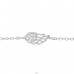 Wing - 925 Sterling Silver Bracelets with silver chain A4S40955