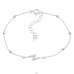 Lightning Bolt with Zirconia - 925 Sterling Silver Bracelets With Silver Chain A4S45641