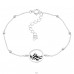 Mountain peek for hikers - 925 Sterling Silver Bracelets With Silver Chain A4S45656
