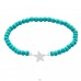Starfish with Zirconia - 925 Sterling Silver Bracelets With Silver Chain A4S45709