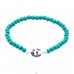 Hiker in the mountain - 925 Sterling Silver Bracelets With Silver Chain A4S45711
