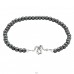 Snake with natural stone - 925 Sterling Silver Bracelets With Silver Chain A4S45714