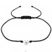 Heart - Nylon Cord + 925 Sterling Silver Bracelets with cords A4S31766