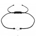 Csillag - Nylon zsinór + 925 Ezüst Zsinór karkötő A4S31769