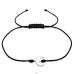 Hold - 925 ezüst + Nylon zsinór Zsinór karkötő A4S31773