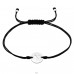 Buchstabe "N" verstellbare Kordel - 925 Sterling Silber Armbänder mit Kordel A4S43613