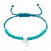 Dolphin - Nylon Cord + 925 Sterling Silver Bracelets with cords A4S45722