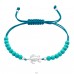 Turtle - Nylon Cord + 925 Sterling Silver Bracelets with cords A4S45723