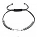 Lightning Bolt - Nylon Cord + 925 Sterling Silver Bracelets with cords A4S45724
