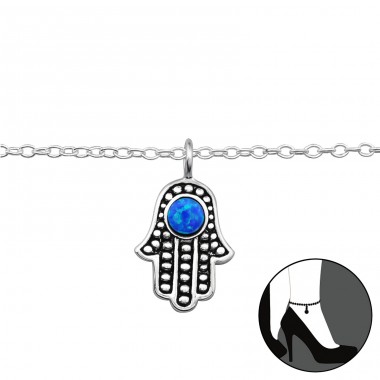 Hamsa - 925 Ezüst Bokalánc A4S29966