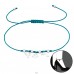 Palmier, Ancoră, Delfin - Cablu De Nailon + Argint 925 Brăţară De Picior A4S43844