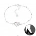 Unicorn Love with Zirconia - 925 Sterling Silver Anklets For Foot A4S45668