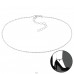 26cm Singapore Chain - 925 Sterling Silver Anklets for foot A4S47508