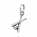 Bâtă De Baseball din Argint - Argint 925 Amulete breloc A4S28900