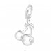 Cherry - 925 Sterling Silver Charms with split ring A4S44464
