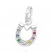 Horseshoe - 925 Sterling Silver Charms with split ring A4S44506