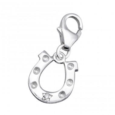 Strieborná Podkova - Striebro 925 Sponové Amulety A4S11437
