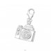 Strieborný Fotoaparát - Striebro 925 Sponové Amulety A4S11686
