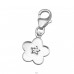 Strieborný Kvietok - Striebro 925 Sponové Amulety A4S12988
