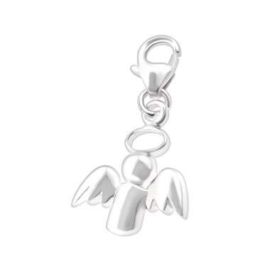 Strieborný Anjel - Striebro 925 Sponové Amulety A4S13364