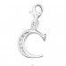 Strieborné Písmeno C - Striebro 925 Sponové Amulety A4S13456