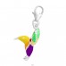 Strieborný Kolibrík - Striebro 925 Sponové Amulety A4S15311
