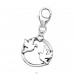 Strieborný Pár Vtákov - Striebro 925 Sponové Amulety A4S24579