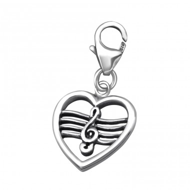 G-Clef din Argint - Argint 925 Amulete cu sistem de închidere A4S24586