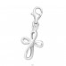 Strieborný Kríž - Striebro 925 Sponové Amulety A4S2508