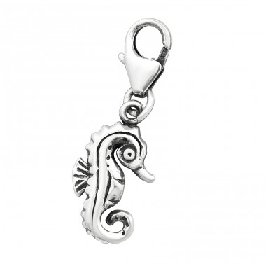 Strieborný Morský Koník - Striebro 925 Sponové Amulety A4S28284