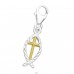Strieborný Kríž - Striebro 925 Sponové Amulety A4S28875