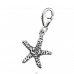 Strieborná Hviezdica - Striebro 925 Sponové Amulety A4S28889