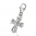 Strieborný Kríž - Striebro 925 Sponové Amulety A4S28893