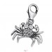 Strieborný Krab - Striebro 925 Sponové Amulety A4S29506