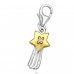 Strieborná Kométa - Striebro 925 Sponové Amulety A4S31056