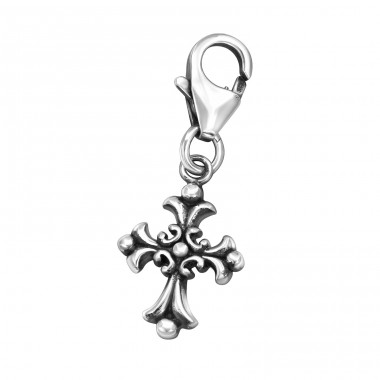 Gotický Kríž - Striebro 925 Sponové Amulety A4S32105