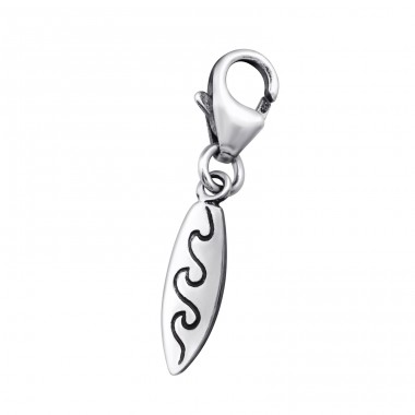 Surfová Doska - Striebro 925 Sponové Amulety A4S32107