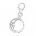 Mondgesicht - 925 Sterling Silber Verschluss Amulette A4S32116