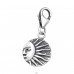 Oxidované slnko - Šperkové Striebro 925 Sponové Amulety A4S44385