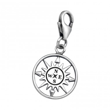 Kompas - Striebro 925 Sponové Amulety A4S44391