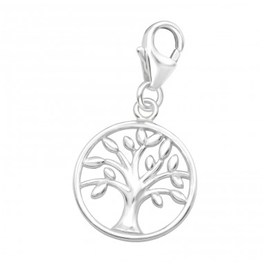 Lasergeschnittener Baum des Lebens - Schmuck Silber 925 Verschluss Amulette A4S44444